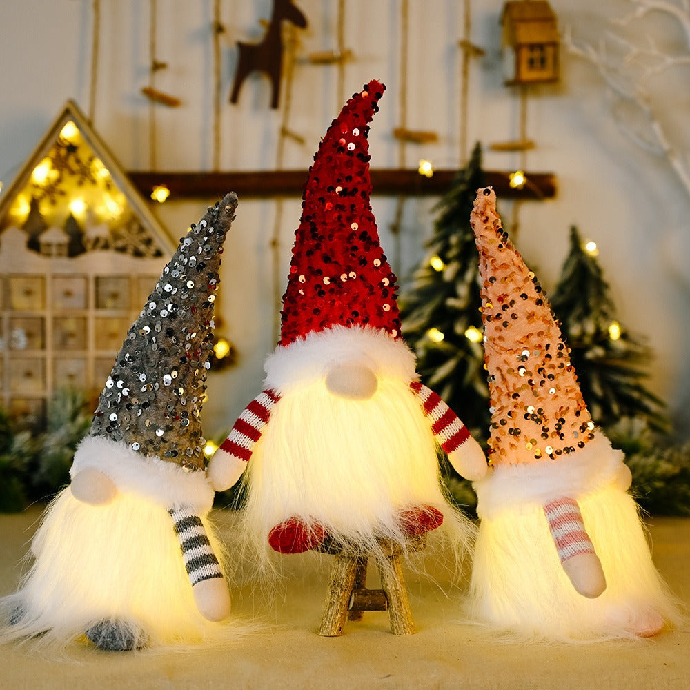Light-Up Christmas Gnome Decor for Warm Ambiance