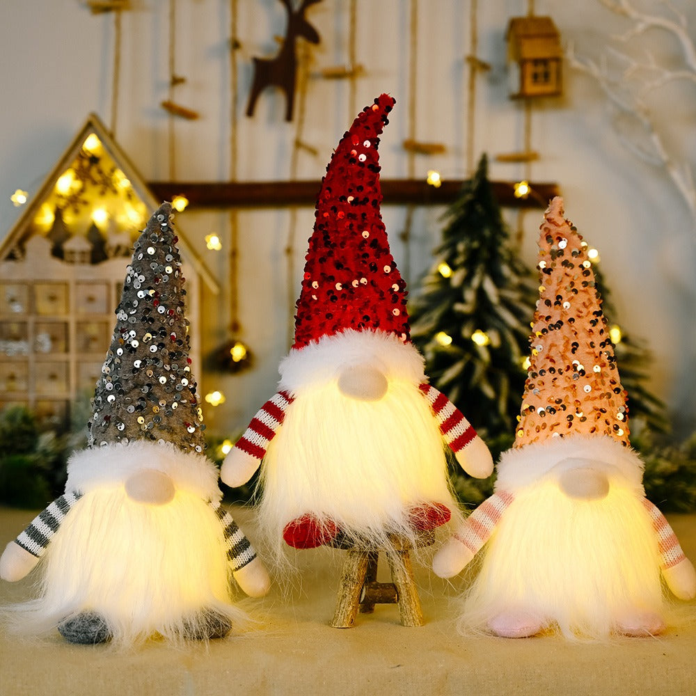 Light-Up Christmas Gnome Decor for Warm Ambiance