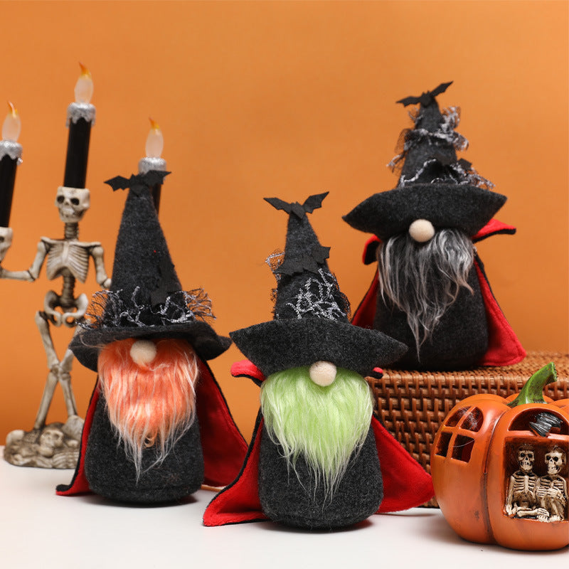Halloween Vampire Doll Trio | Playful Mantel Decor