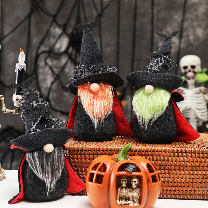 Halloween Vampire Doll Trio | Playful Mantel Decor