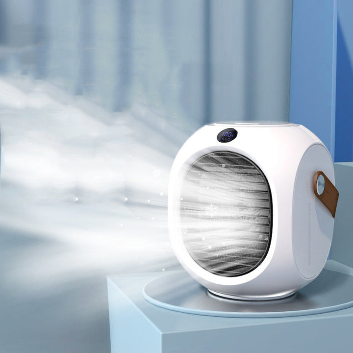 Portable Mist Cooling Fan with 120° Oscillating Breeze