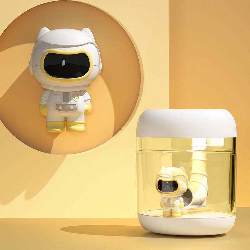 Cute Mini USB Desk Humidifier with Figurine LED Glow