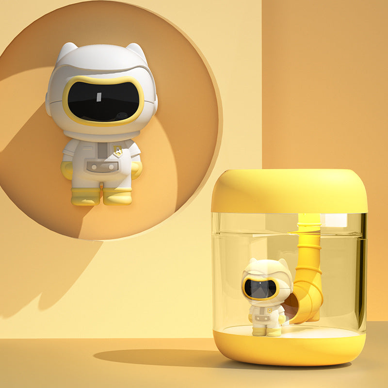 Cute Mini USB Desk Humidifier with Figurine LED Glow