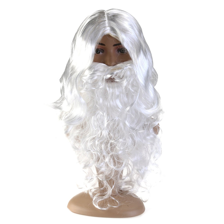 Santa Wig, Beard & Moustache Costume Set for Parties