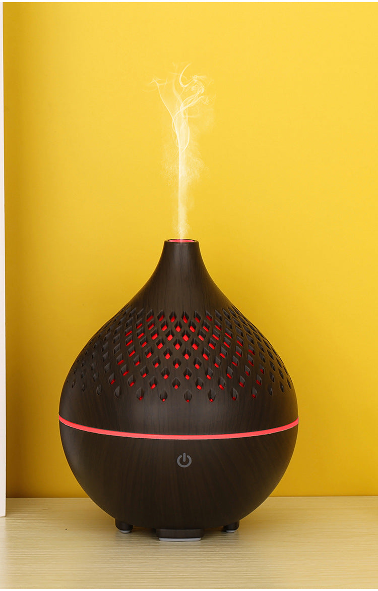 Wood Grain Mini Aroma Diffuser for Desk, Bedside & Car