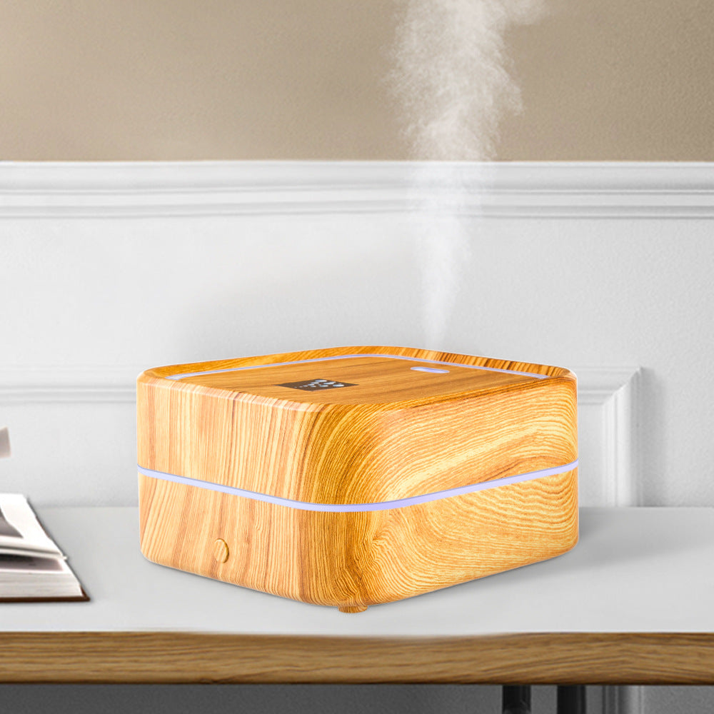 Wood Grain Aromatherapy Diffuser for Calm Rooms