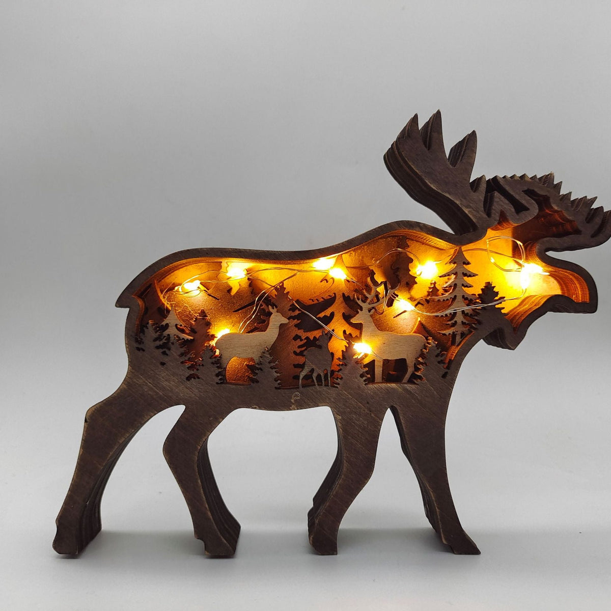 Wooden Animal Decor for Rustic Woodland Home Character