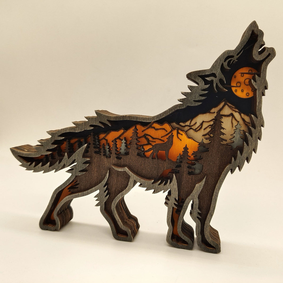 Wooden Animal Decor for Rustic Woodland Home Character
