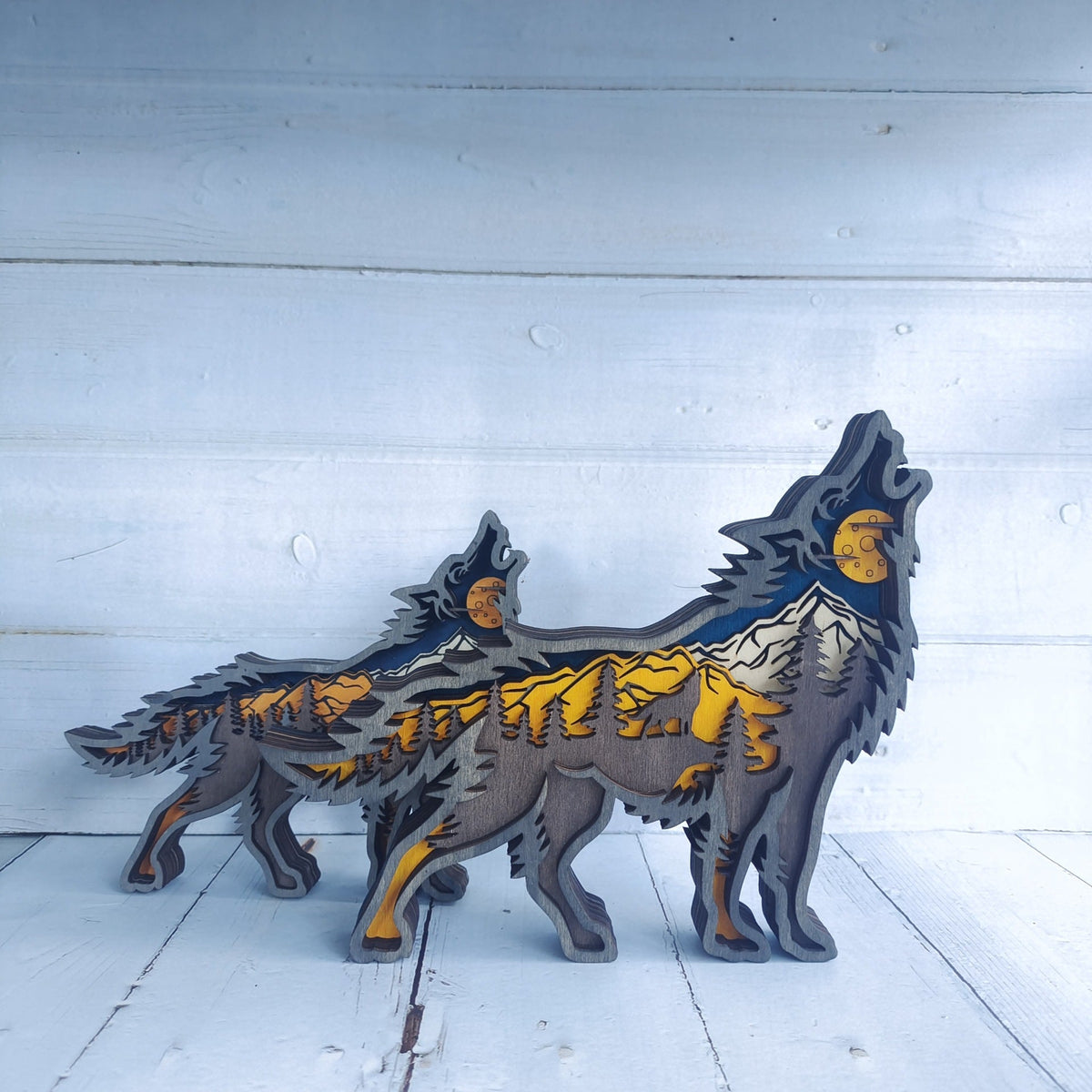 Wooden Animal Decor for Rustic Woodland Home Character