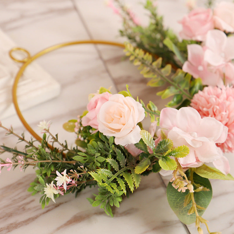 Artificial Flower Wall Hanging for Romantic Home Decor