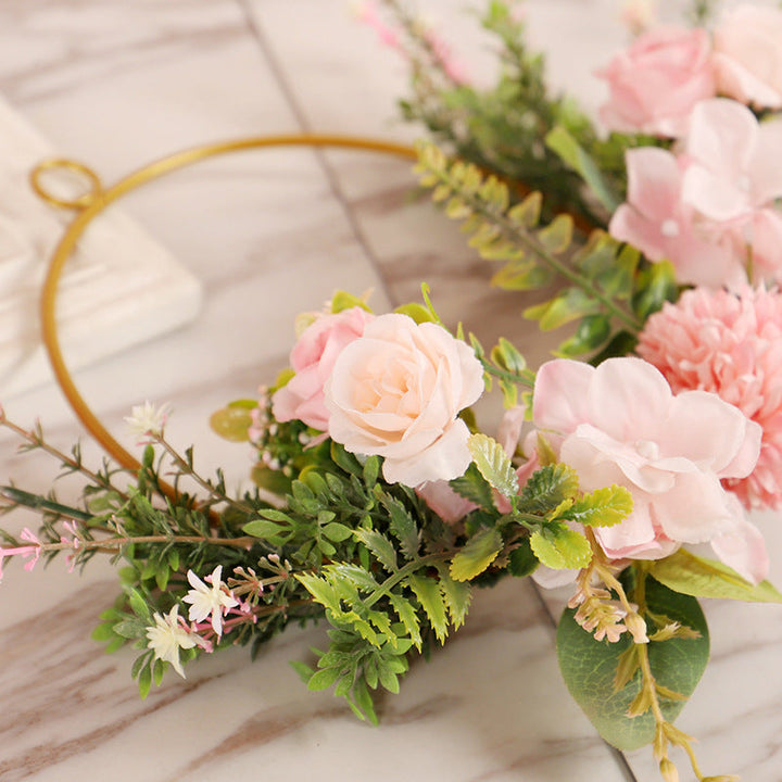Artificial Flower Wall Hanging for Romantic Home Decor