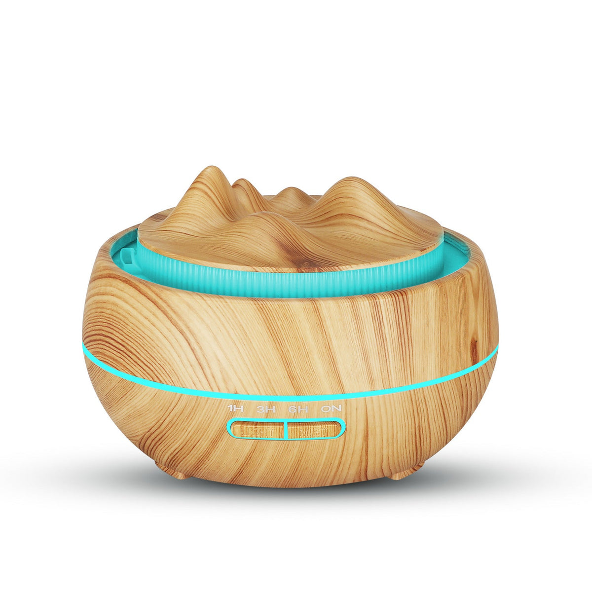 Wood Grain Essential Oil Diffuser with Mountain Mist Lid