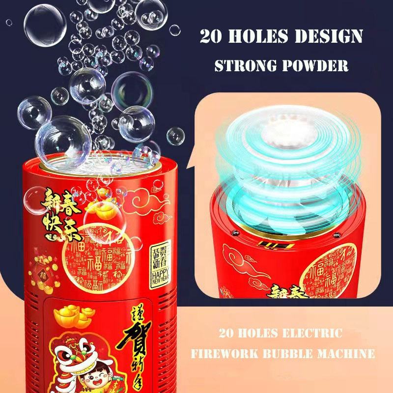 Fireworks Bubble Machine for Colorful Celebration Fun