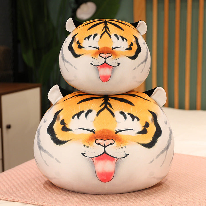 Tiger Cushion Pillow Plush Zodiac Decor for Cozy Sofas
