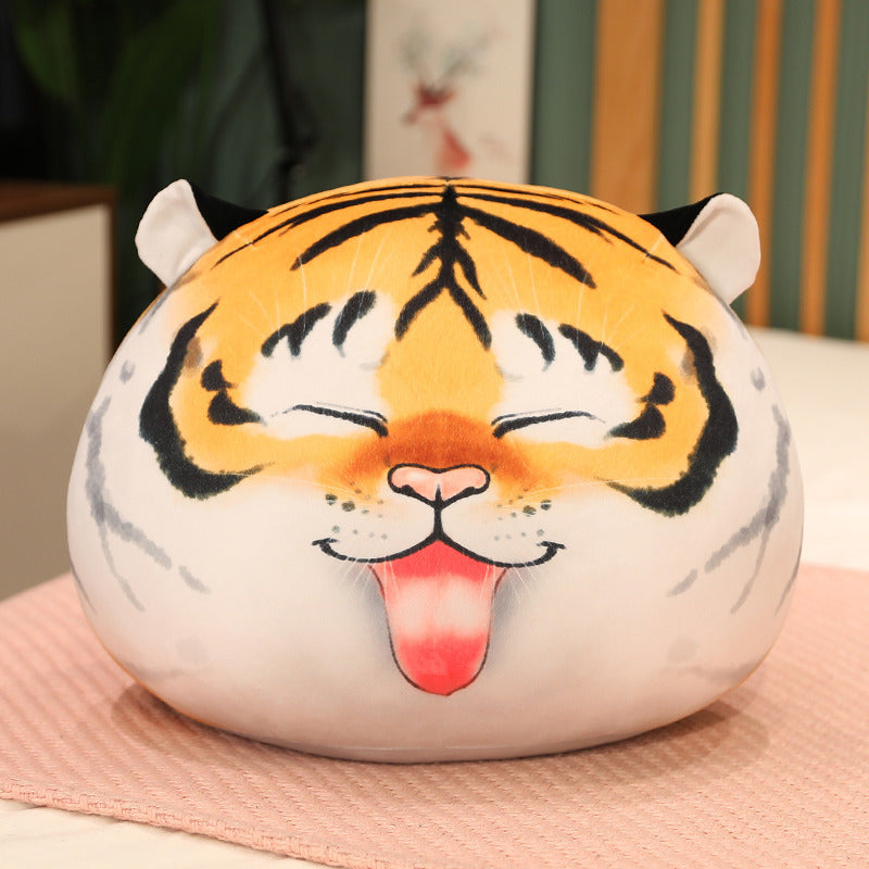Tiger Cushion Pillow Plush Zodiac Decor for Cozy Sofas