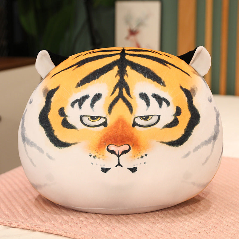 Tiger Cushion Pillow Plush Zodiac Decor for Cozy Sofas