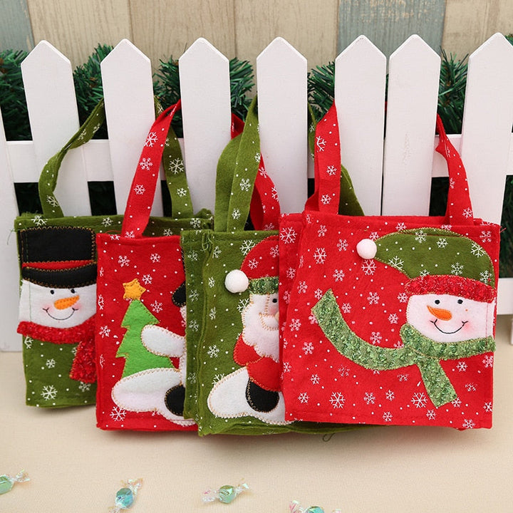 Christmas Gift Bags for Candy and Holiday Storage