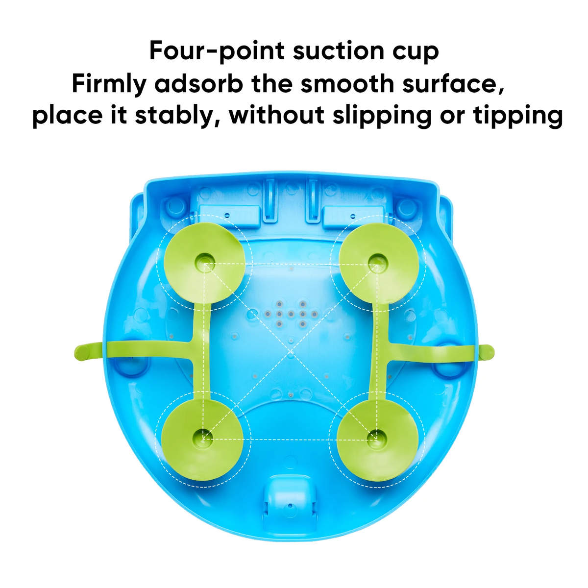 Baby Bath Seat with Four-Point Suction Stability Aid