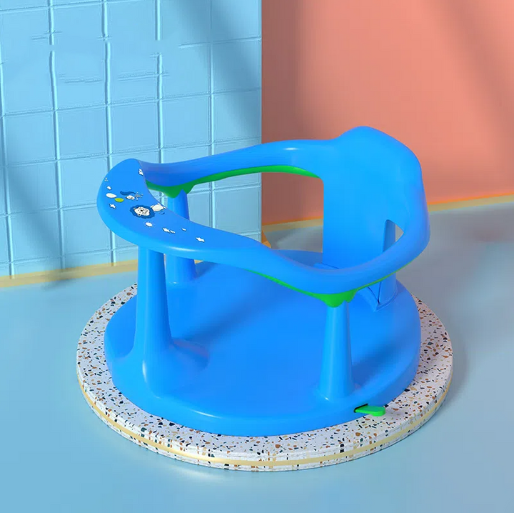 Baby Bath Seat with Four-Point Suction Stability Aid