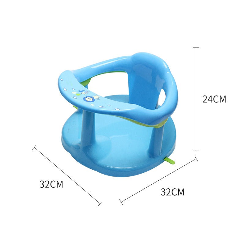 Baby Bath Seat with Four-Point Suction Stability Aid