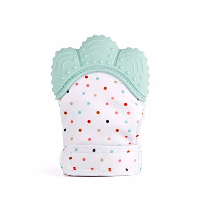Silicone Teething Mitten for Soothing Sore Baby Gums