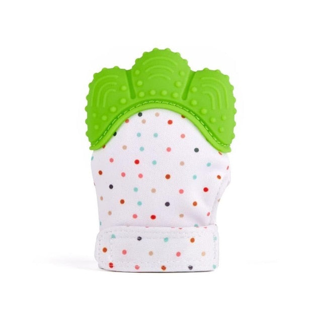 Silicone Teething Mitten for Soothing Sore Baby Gums