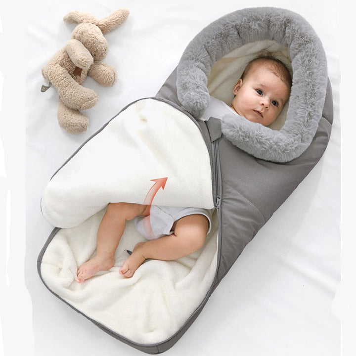 Newborn Winter Sleeping Bag for Stroller Warmth & Wind