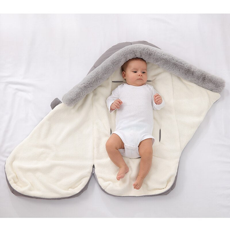 Newborn Winter Sleeping Bag for Stroller Warmth & Wind