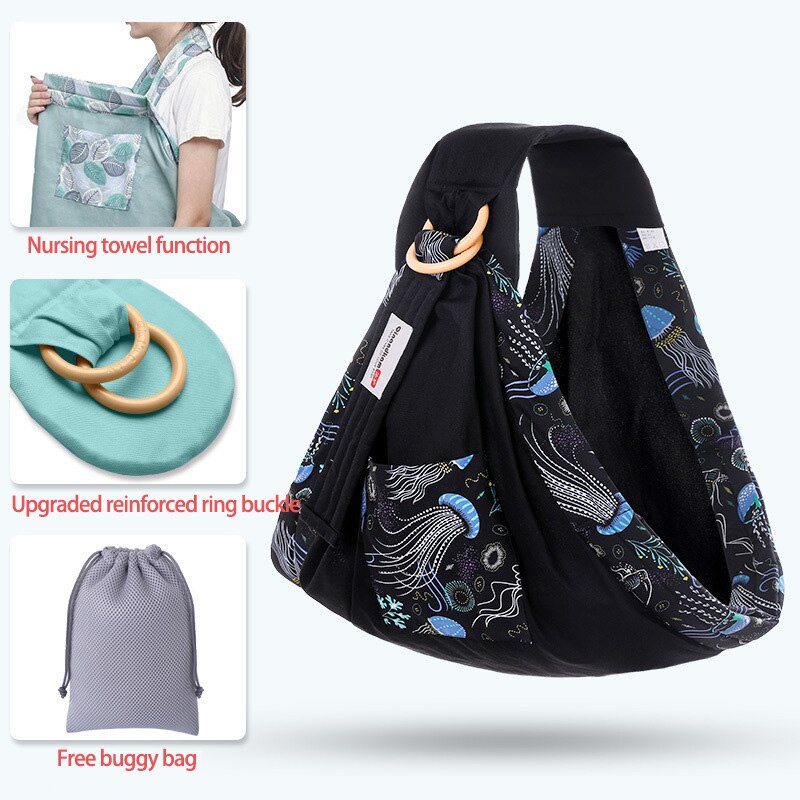 Newborn Baby Carrier & Nursing Cover for Close Comfort