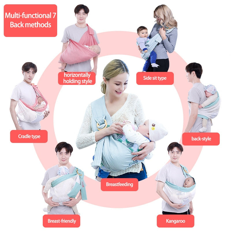 Newborn Baby Carrier & Nursing Cover for Close Comfort