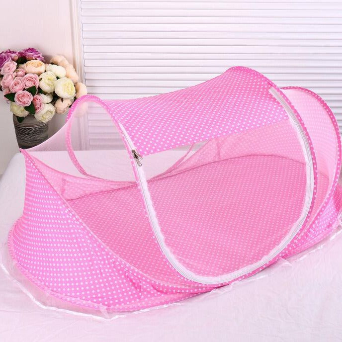 Baby Mosquito Net Bed With Foldable Sleep Canopy Cover
