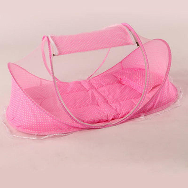Baby Mosquito Net Bed With Foldable Sleep Canopy Cover
