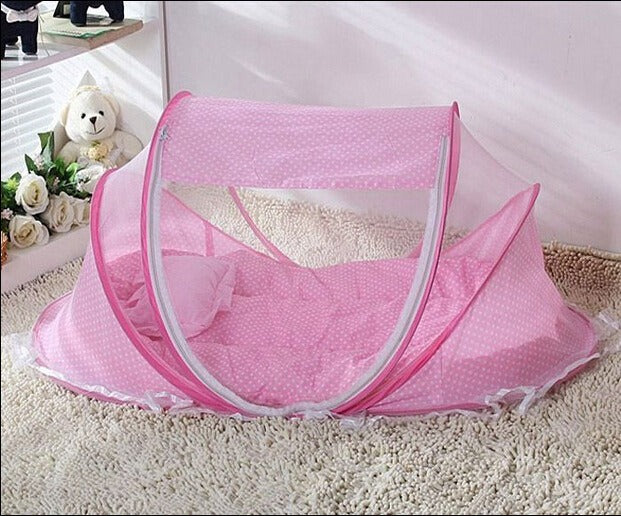 Baby Mosquito Net Bed With Foldable Sleep Canopy Cover