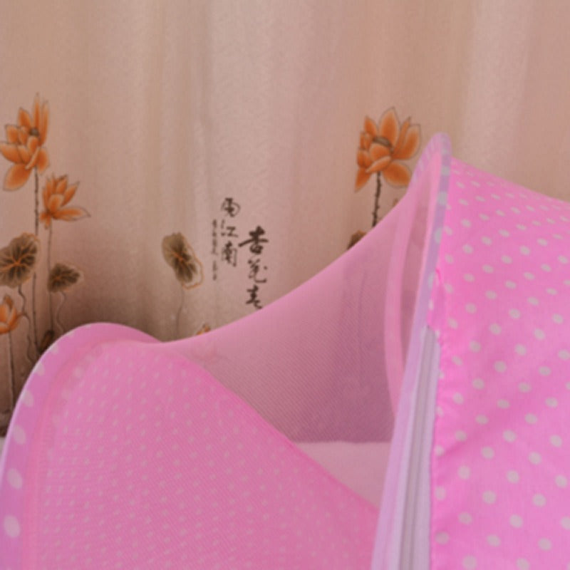 Baby Mosquito Net Bed With Foldable Sleep Canopy Cover