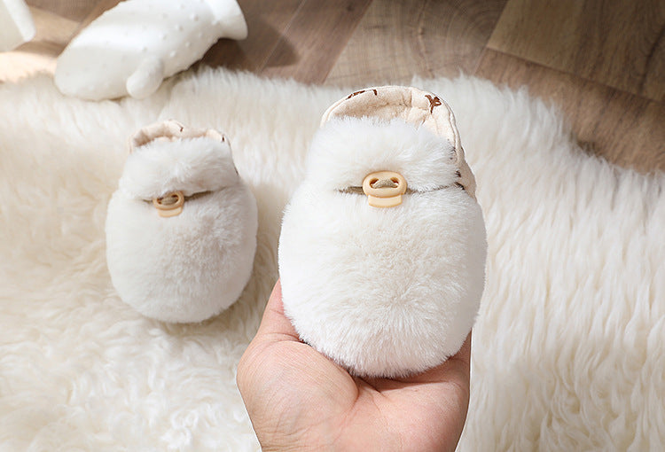 Plush Baby Booties for Warm, Cozy Little Feet Indoors