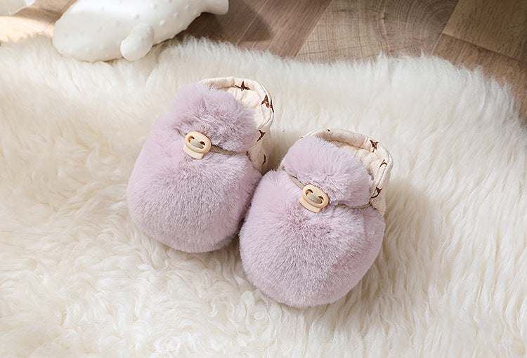 Plush Baby Booties for Warm, Cozy Little Feet Indoors