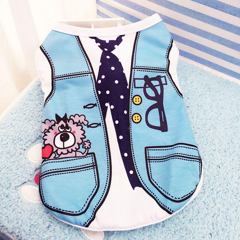 Pet Summer Vest Outfit for Cute Small Dogs and Cats