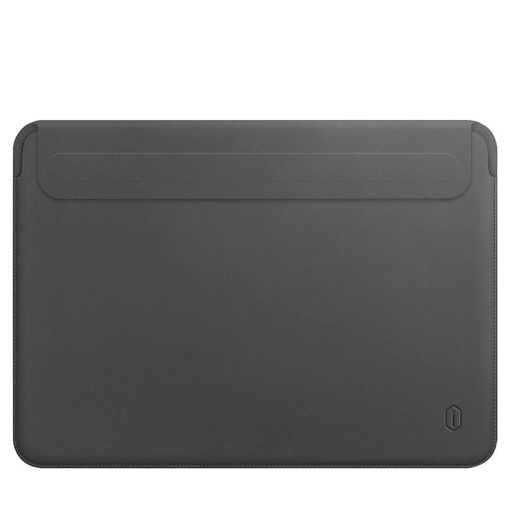 MacBook Pro Sleeve Case, Navy PU Leather Magnetic Flap