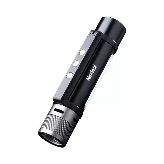 1000lm Rechargeable Flashlight & Phone Power Bank 6-in-1