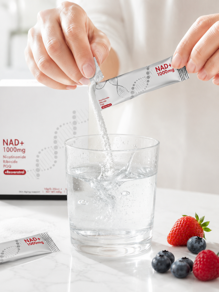 Niacinamide Drink Powder — 63% NAD+ Boost, Anti-Aging Energy