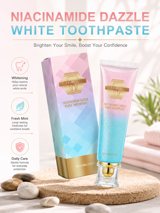 Niacinamide Whitening Toothpaste – Prevent Stains