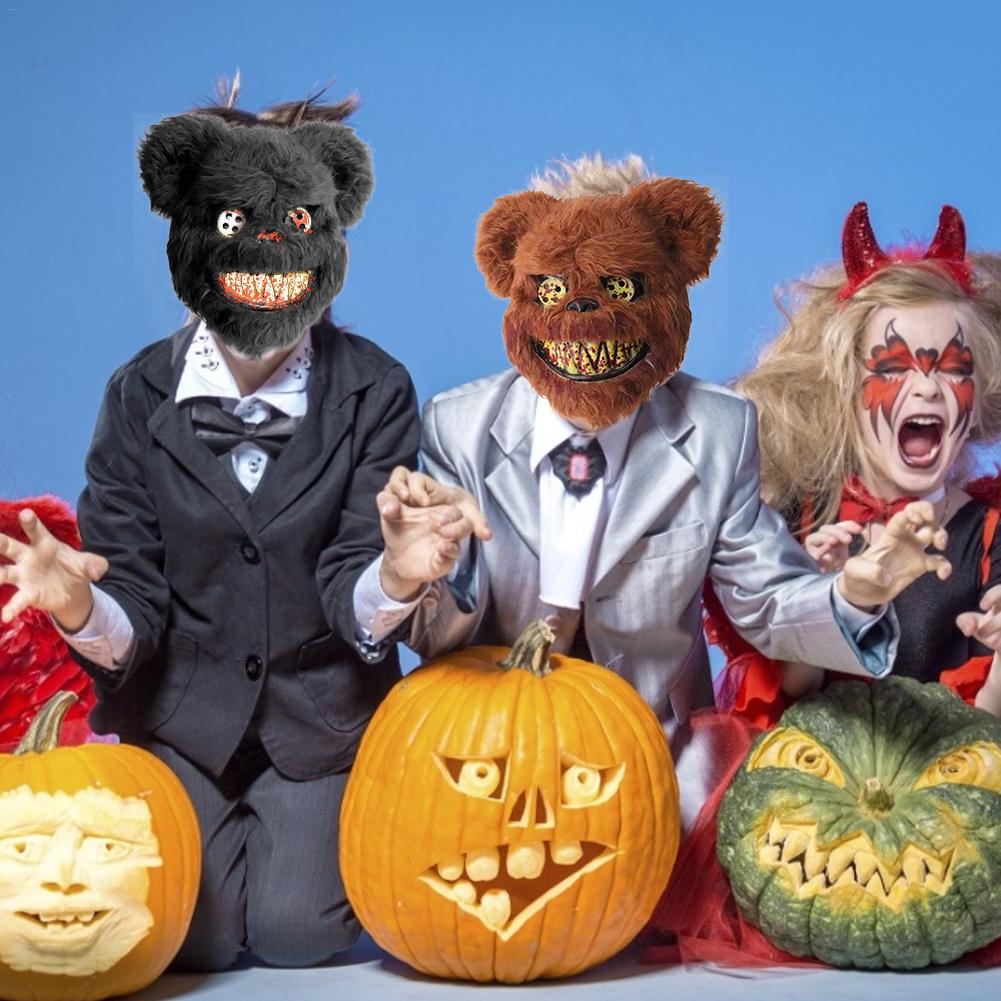 Creepy Teddy Bear Mask for Halloween Costume Parties