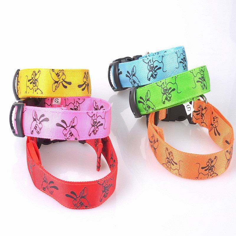 LED Dog Collar for Night Walks: Glows Visible in the Dark