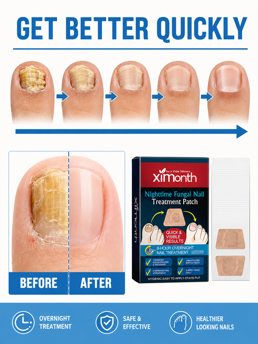 Nighttime Fungal Nail Treatment Patches — Visible Results