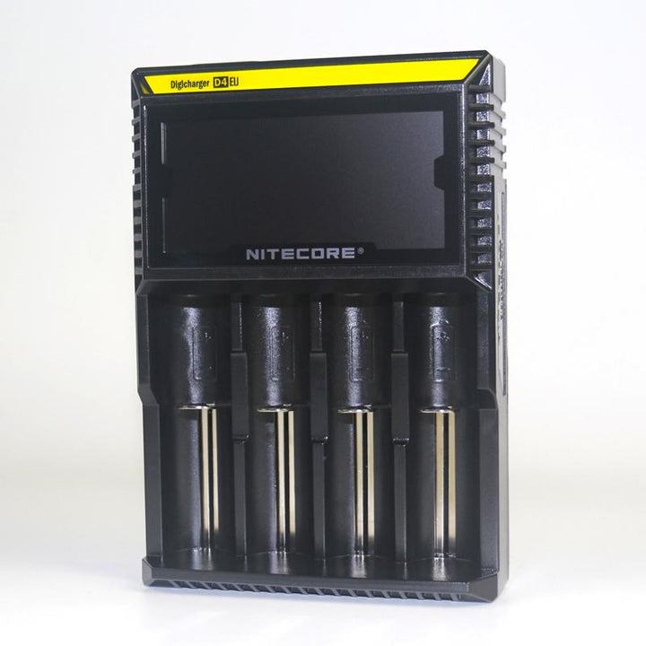 Nitecore D4 4-Bay Battery Charger with Per-Slot LCD Status