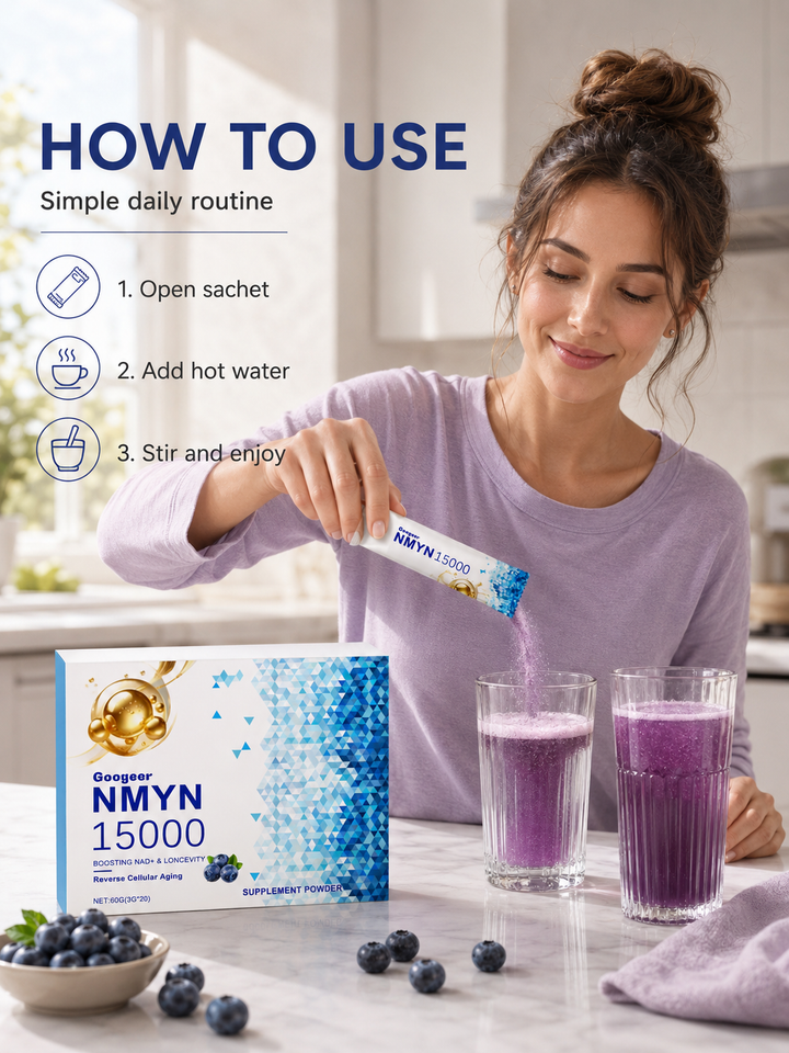 NAD+ Supplement Powder — Reverse Cellular Aging, Boost Energy