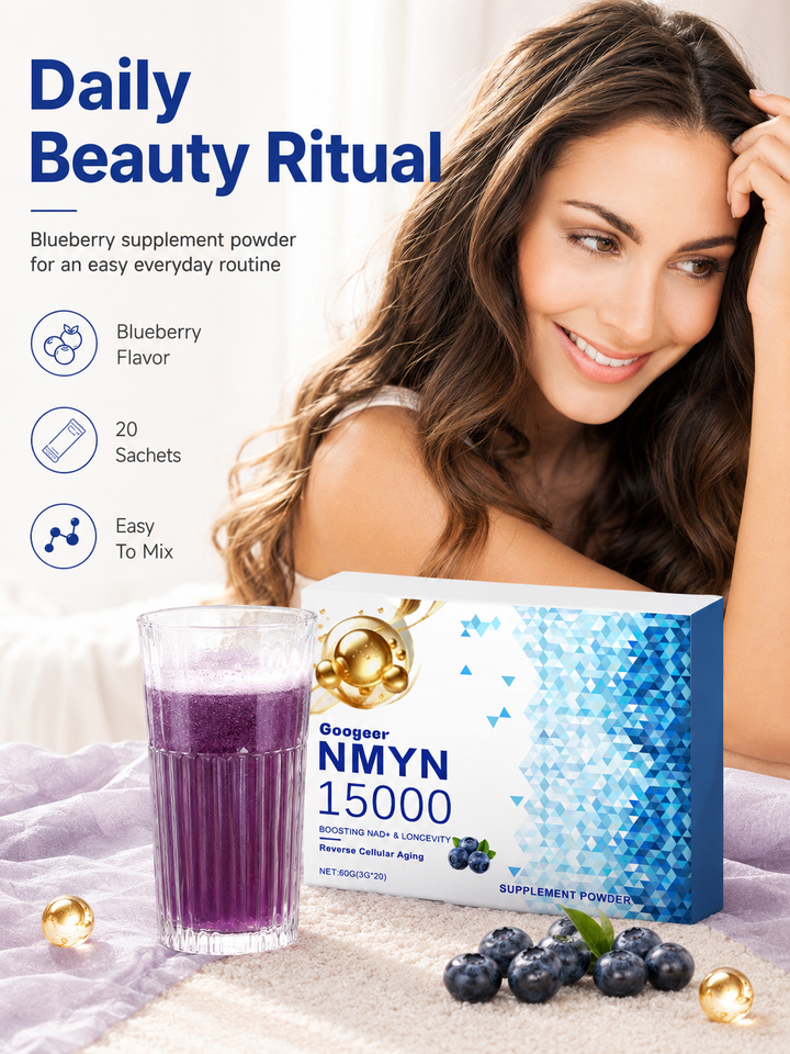 NAD+ Supplement Powder — Reverse Cellular Aging, Boost Energy