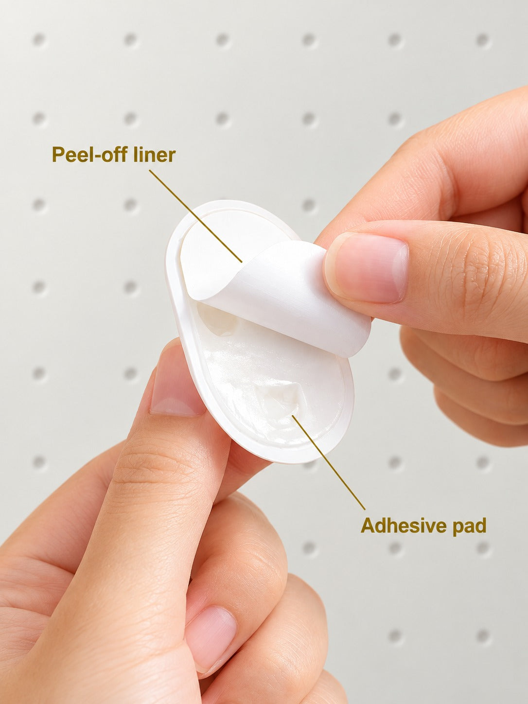No-Drill Sticky Wall Hook for Door and Bathroom Storage