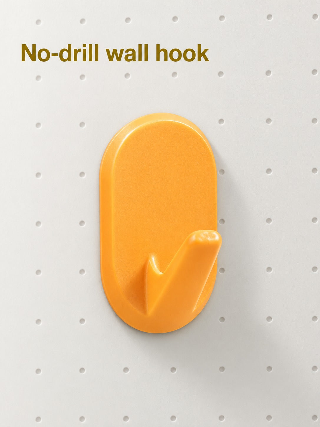 No-Drill Sticky Wall Hook for Door and Bathroom Storage