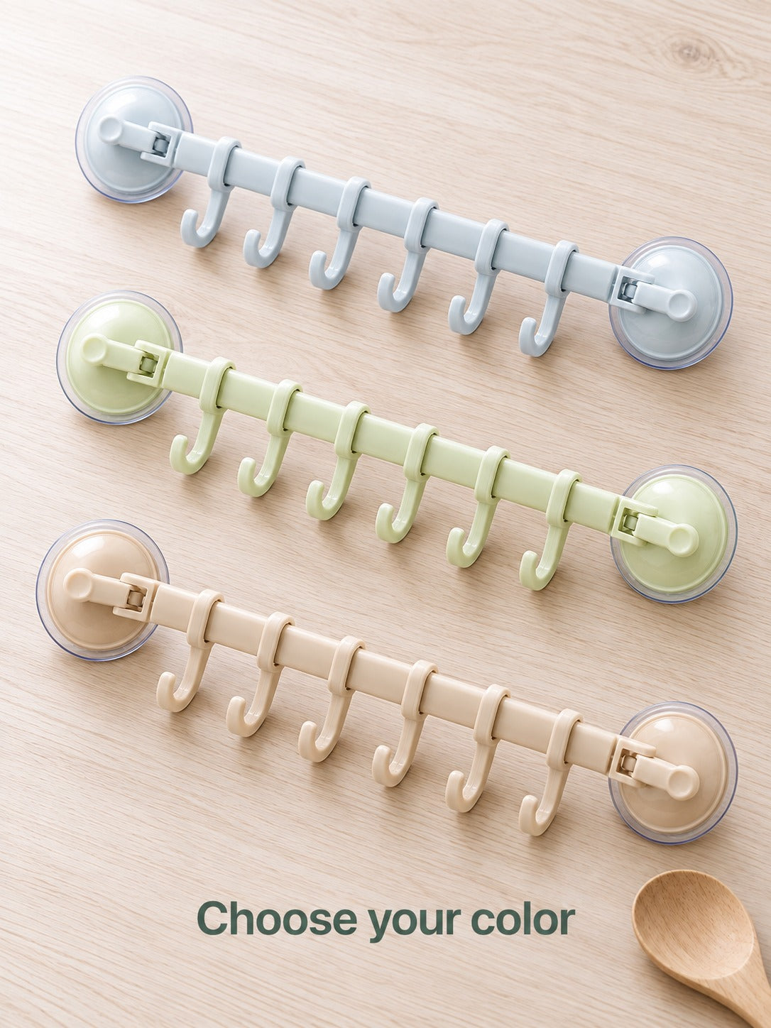 No-Drill Suction Towel Rail for Tile Bathroom Walls